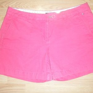 TOMMY HILFIGER BRIGHT PINK COTTON SHORTS SIZE 10